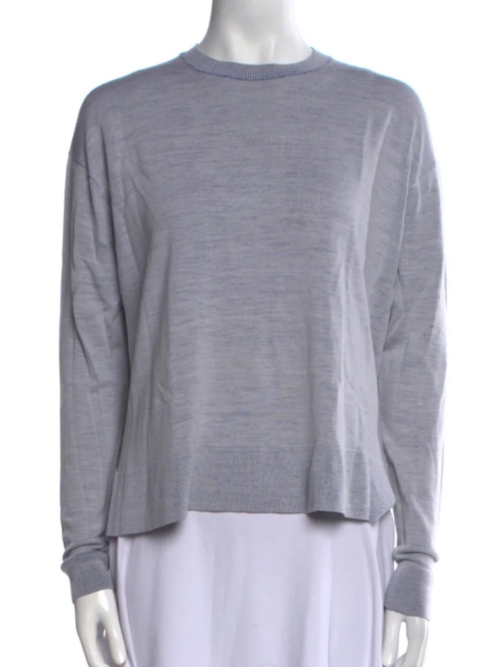 Acne Studios Light Blue oversized Crewneck Sweater